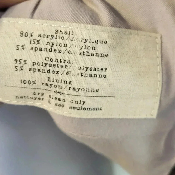 Cartonnier Anthropologie Blazer Jacket Polka Dot Elbow Patch Brown Orange(XS) - Picture 9 of 9